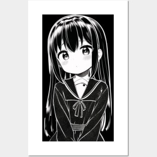 Loli with long hair Posters and Art